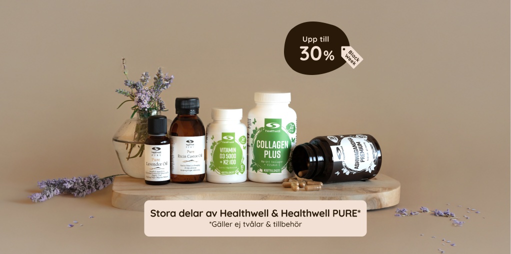Healthwell och Healthwell PURE nstan allt - upp till 30% 